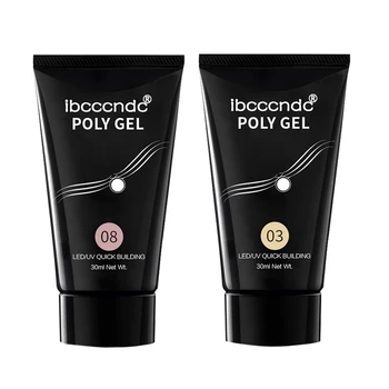 Ibcccndc 2 Pcs 30ML Poly Gel Long-Lasting Finger Nail Crystal Jelly Camouflage UV Lamp Extension Gel UV&Led Lamp Acrylic, 08 & 0
Ibcccndc 2 Pcs 30ML Poly Gel Long-Lasting Finger Nail Crystal Jelly Camouflage UV Lamp Extension Gel UV&Led Lamp Acrylic, 08 & 0