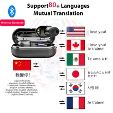 Translation Headphones 80 Languages Instant Translate Smart Voice Translator Wireless Bluetooth-compatible Translator Earphone
Translation Headphones 80 Languages Instant Translate Smart Voice Translator Wireless Bluetooth-compatible Translator Earphone