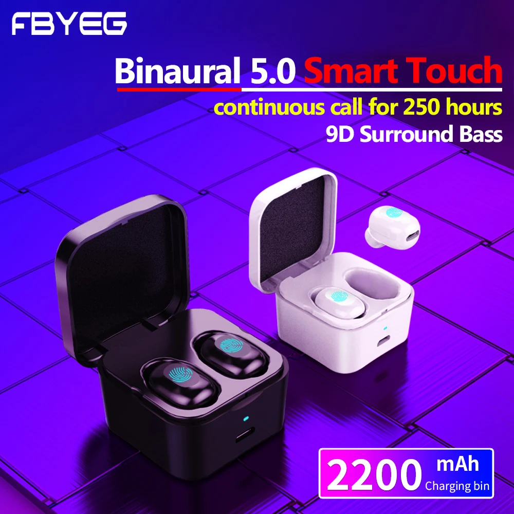 TWS Min Bluetooth Earphone Wireless Headphone Fingerprint Touch Sports headsets bluetooth 5.0 earbuds with mic and Charging box
TWS Min Bluetooth Earphone Wireless Headphone Fingerprint Touch Sports headsets bluetooth 5.0 earbuds with mic and Charging box
