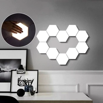 New DIY Quantum lamp led modular touch sensitive lighting Hexagonal lamps night light magnetic creative decoration wall lampara
New DIY Quantum lamp led modular touch sensitive lighting Hexagonal lamps night light magnetic creative decoration wall lampara