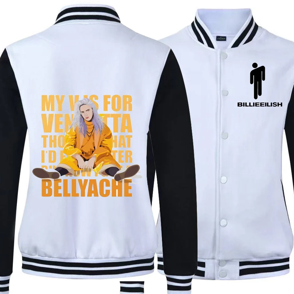 2019 New Arrival Cotton Billie Eilish Print Casual Print Unisex Men Baseball Jacket Winter Women Students Cardigan Thick Coat
2019 New Arrival Cotton Billie Eilish Print Casual Print Unisex Men Baseball Jacket Winter Women Students Cardigan Thick Coat