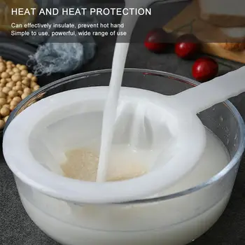 Kitchen Ultra-fine Mesh Strainer Kitchen Nylon Mesh Filter Spoon For Suitable For Soy Milk Coffee Milk Yogurt 100/200/400 Mesh
Kitchen Ultra-fine Mesh Strainer Kitchen Nylon Mesh Filter Spoon For Suitable For Soy Milk Coffee Milk Yogurt 100/200/400 Mesh