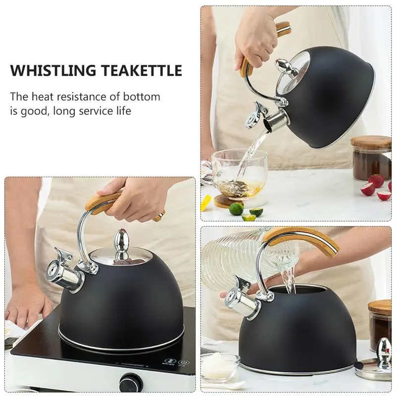 Shop Generic 1 Pc 3L Whistling Teakettle Stainless Steel Water Kettle
