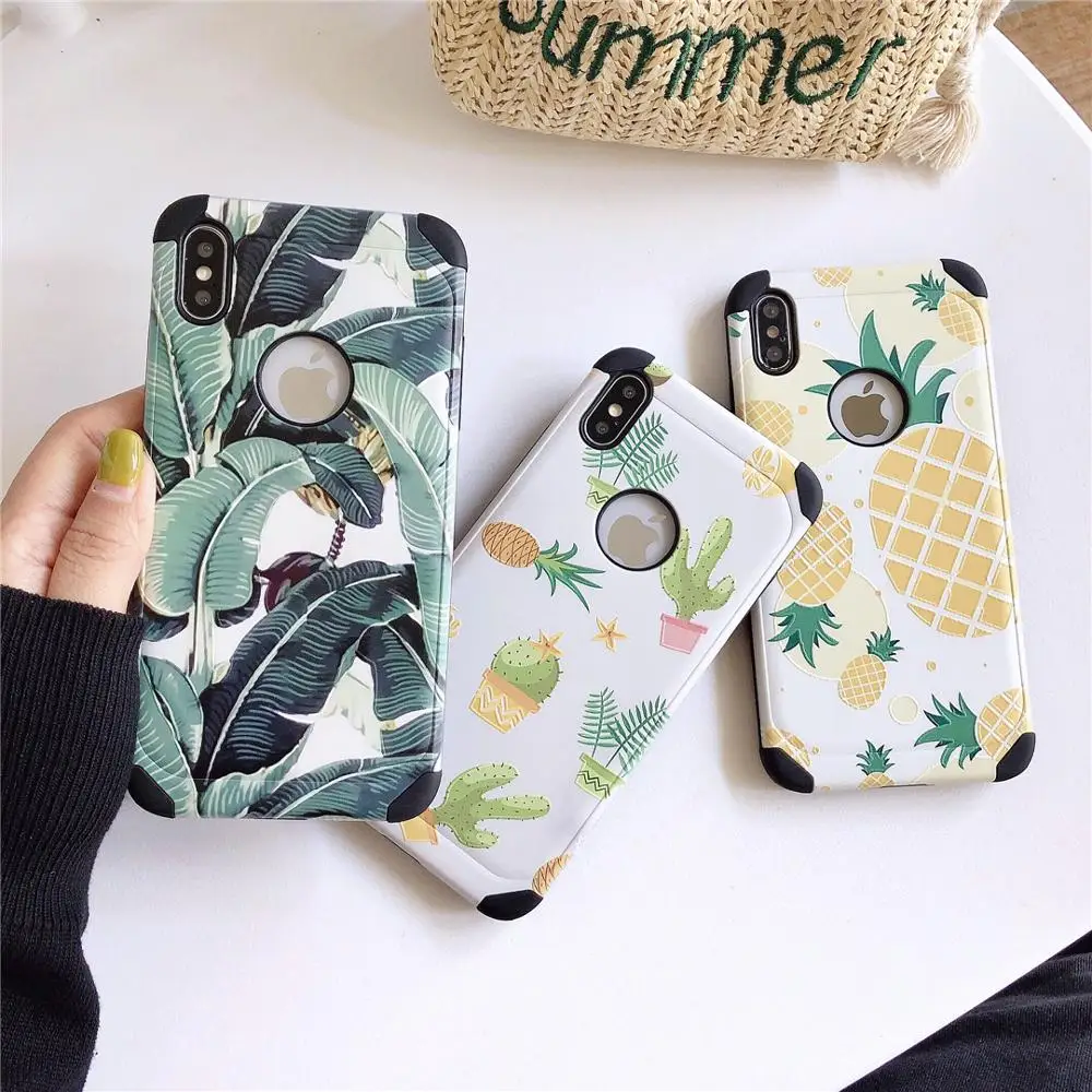 Summer small fresh plant fruit Original case For iPhone X XR XSMax 7 7Plus 8 8Plus logo phone pineapple Shockproof Protect Back
Summer small fresh plant fruit Original case For iPhone X XR XSMax 7 7Plus 8 8Plus logo phone pineapple Shockproof Protect Back