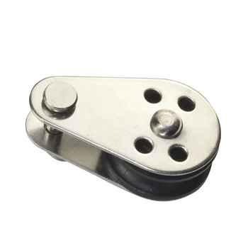 1PC 316 Stainless Steel Pulley Block 25mm Hanging Wire Towing Wheel Lifting Wire Rope Cable Pulley Roller For 2mm To 8mm Rope 
1PC 316 Stainless Steel Pulley Block 25mm Hanging Wire Towing Wheel Lifting Wire Rope Cable Pulley Roller For 2mm To 8mm Rope