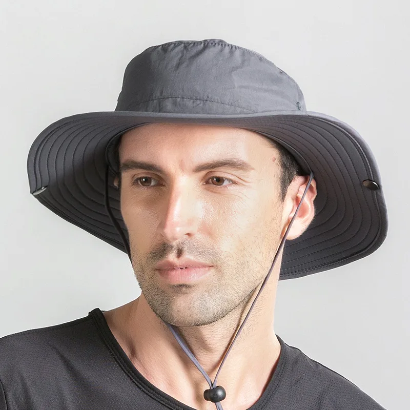 Outdoor Sun-resistant Fishing Hat Big Brim Cowboy Hat UV Sun Hat Factory Customizable Bucket Hat
Outdoor Sun-resistant Fishing Hat Big Brim Cowboy Hat UV Sun Hat Factory Customizable Bucket Hat