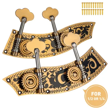 2pcs Engraved Double Bass Dual Tuning Pegs Tuner Machine Heads Left Right for 1/2 1/4 Double Bass
2pcs Engraved Double Bass Dual Tuning Pegs Tuner Machine Heads Left Right for 1/2 1/4 Double Bass