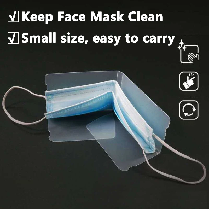 50pcs Dustproof Mask Clip Case Foldable Disposable Mask Storage Clip Masks Storage Box Clip Recycling Mouth-muffle Organizer
50pcs Dustproof Mask Clip Case Foldable Disposable Mask Storage Clip Masks Storage Box Clip Recycling Mouth-muffle Organizer