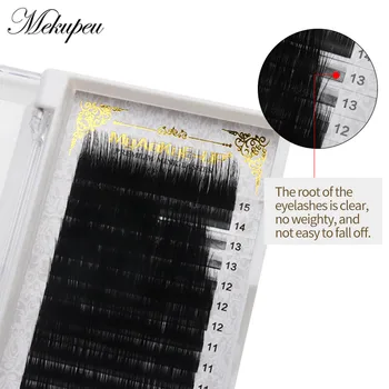 Individual Lashes Natural False Eyelashes 16 Rows 7-15mm Mix Size Soft Faux mink For Eyelash Extension
Individual Lashes Natural False Eyelashes 16 Rows 7-15mm Mix Size Soft Faux mink For Eyelash Extension