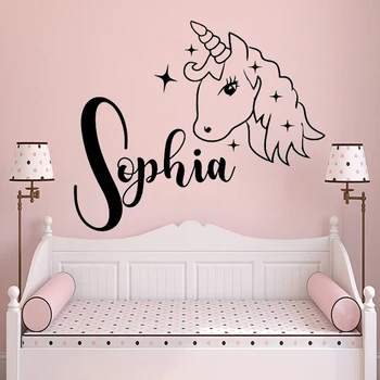 Girls Name Unicorn Wall Sticker Personalized Wall Art Animal Decor Bedroom Decor Nursery Wall Decor Horse Vinyl Decals HY392
Girls Name Unicorn Wall Sticker Personalized Wall Art Animal Decor Bedroom Decor Nursery Wall Decor Horse Vinyl Decals HY392