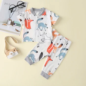 Boys Clothing Sets Summer Round Neck T-shirt Baby Short-sleeved Boy Clothes Two-piece Children Summer Clothes Set hot sale#37
Boys Clothing Sets Summer Round Neck T-shirt Baby Short-sleeved Boy Clothes Two-piece Children Summer Clothes Set hot sale#37