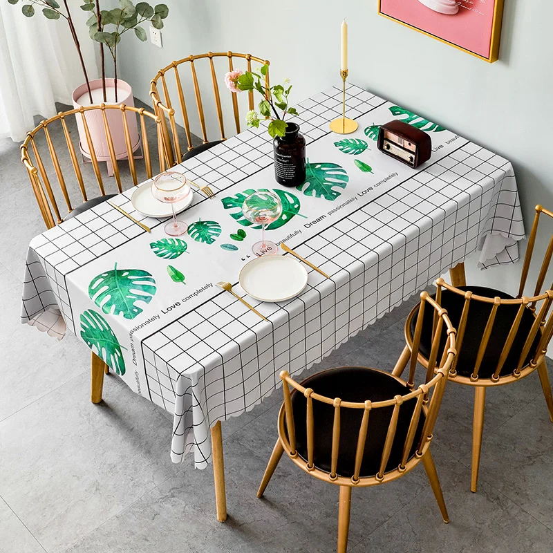 Tablecloth waterproof, oil-proof, non-washing table cloth coffee table simple rectangular household northern Europe
Tablecloth waterproof, oil-proof, non-washing table cloth coffee table simple rectangular household northern Europe