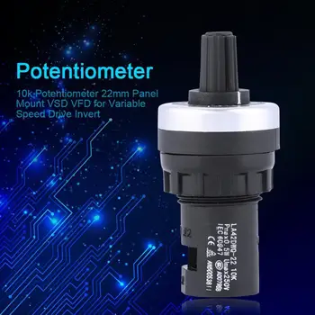 10k Potentiometer Panel Mount VSD Potentiometer VFD for Variable Speed Drive Invert LA42DWQ potentiometer
10k Potentiometer Panel Mount VSD Potentiometer VFD for Variable Speed Drive Invert LA42DWQ potentiometer