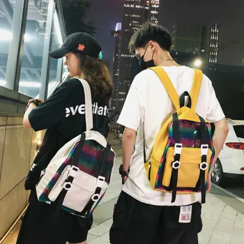 leather backpack Female wind college student school bag waterproof backpack contrast color casual sports backpack Lovers bag
leather backpack Female wind college student school bag waterproof backpack contrast color casual sports backpack Lovers bag