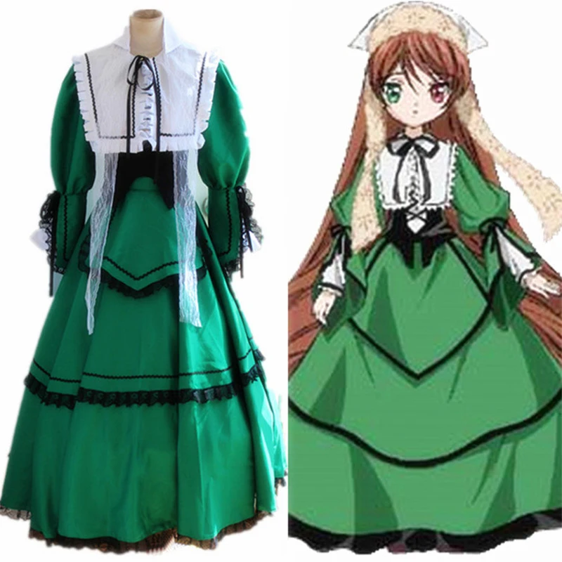 

Anime Rozen Maiden Cosplay Costumes SuiSeiSeki Cosplay Costume Dress Halloween Carnival Party Women Jade Stern Cosplay Costume