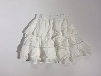 Women Skirt White Ruffled Mini Skirt 
Women Skirt White Ruffled Mini Skirt