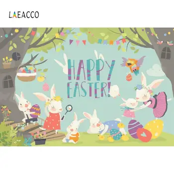 Laeacco Happy Easter Communication Party Comic Rabbits Eggs Backgrounds Photography Customize Backdrops Props For Photo Studio
Laeacco Happy Easter Communication Party Comic Rabbits Eggs Backgrounds Photography Customize Backdrops Props For Photo Studio