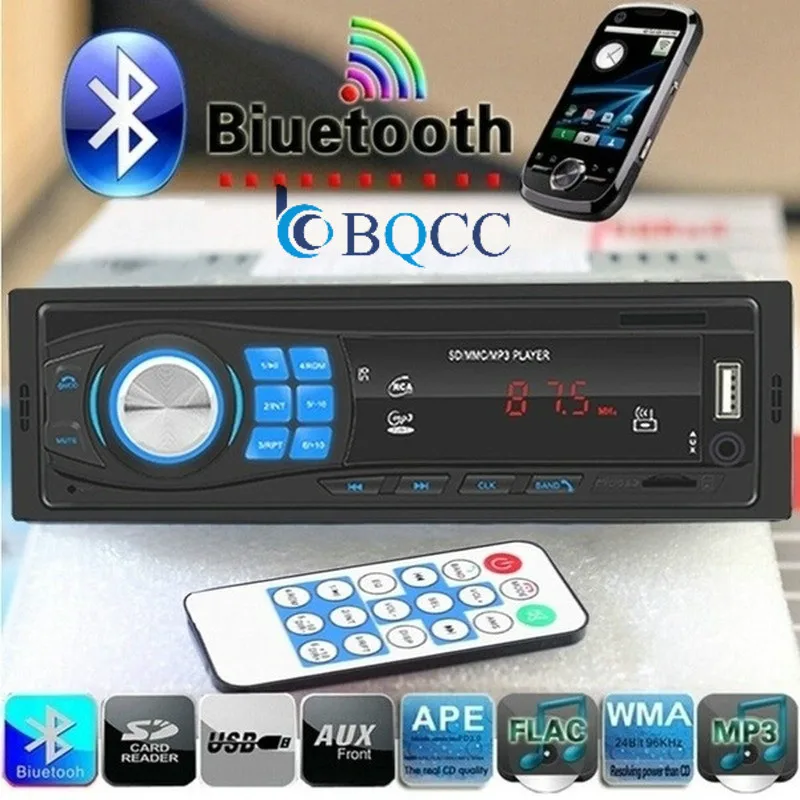 Автомагнитола 1Din автомобильный стерео MP3 плеер с Bluetooth USB AUX FM радио|Автомобильные