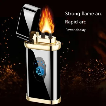 Big Fire Usb Electric Lighter Metal Windproof Cigar Lighter Accessories Gadgets For Man 
Big Fire Usb Electric Lighter Metal Windproof Cigar Lighter Accessories Gadgets For Man