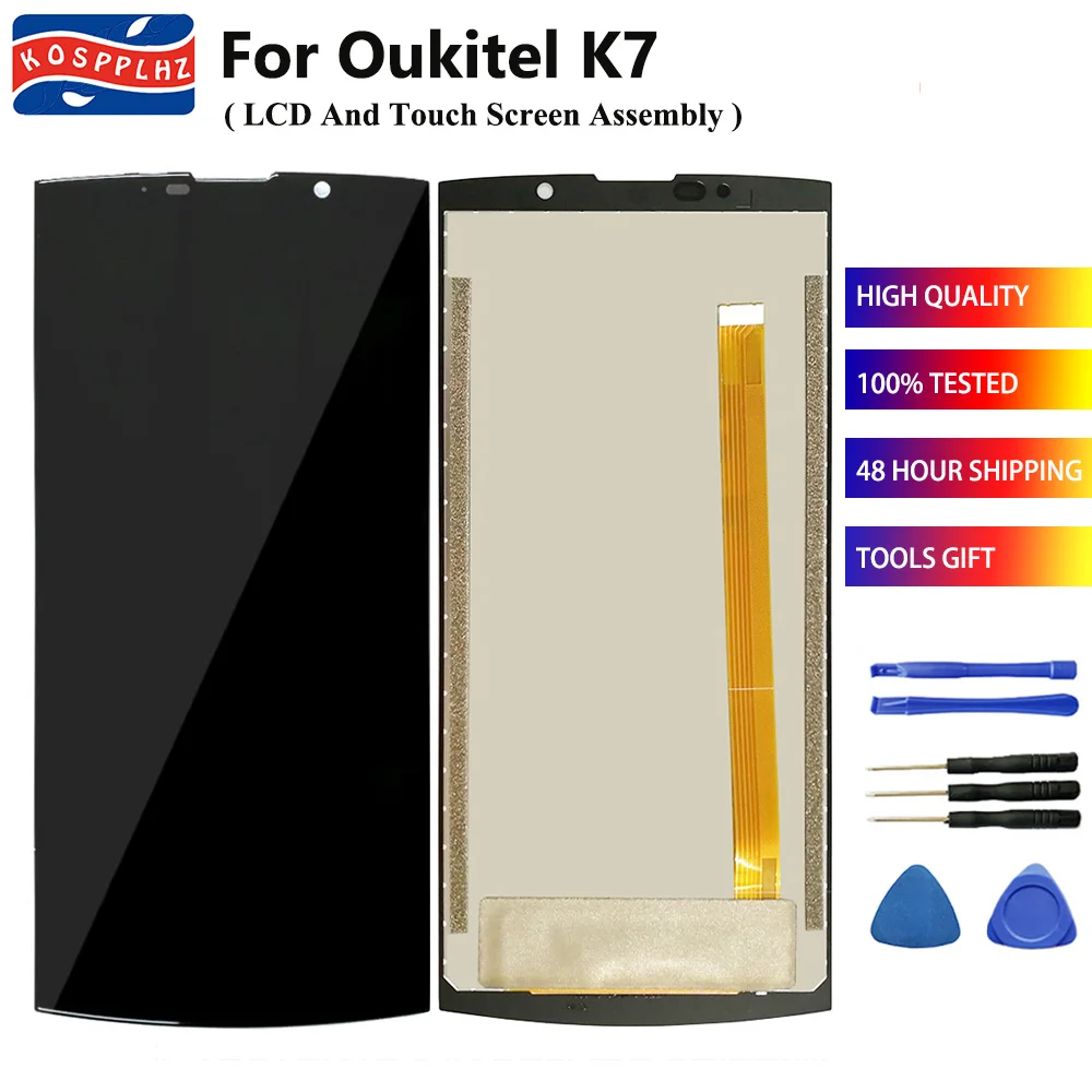 100% Tested New For OUKITEL K7 LCD Display + Touch Screen Digitizer Assembly 6.0 inch for Pro Phone +Tools | Мобильные телефоны и