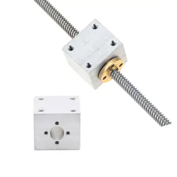 T8 Lead Screw Nut Housing Bracket For 3D Printer Parts T8 Trapezoidal Lead Screw Conversion Nut Seat Aluminum Block
T8 Lead Screw Nut Housing Bracket For 3D Printer Parts T8 Trapezoidal Lead Screw Conversion Nut Seat Aluminum Block