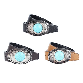 Women Waist Belt Leather Belts Waist Strap Turquoise Buckle Waistband Western Cowboy Style Party Dress Decor
Women Waist Belt Leather Belts Waist Strap Turquoise Buckle Waistband Western Cowboy Style Party Dress Decor