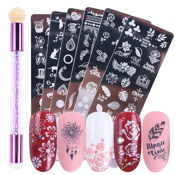 3D Nail Art Stamping Plates Sponge Pen Nail Brushes Set Flowers Geometry Animals DIY Images Manicure Stencil Tools LASTZN01-12-2
3D Nail Art Stamping Plates Sponge Pen Nail Brushes Set Flowers Geometry Animals DIY Images Manicure Stencil Tools LASTZN01-12-2