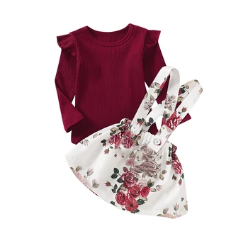 Spring Toddler Baby Girls Winter Clothes Red Sweater Tops+Tutu Print Strapless Skirt Formal Outfits Set 
Spring Toddler Baby Girls Winter Clothes Red Sweater Tops+Tutu Print Strapless Skirt Formal Outfits Set
