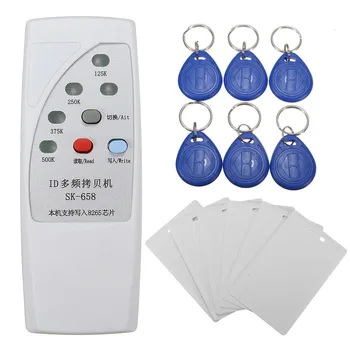 4 Kinds of RFID Frequency Copying Machine Clone ID Reader + 6 Rewritable Access Control Remote Control
4 Kinds of RFID Frequency Copying Machine Clone ID Reader + 6 Rewritable Access Control Remote Control