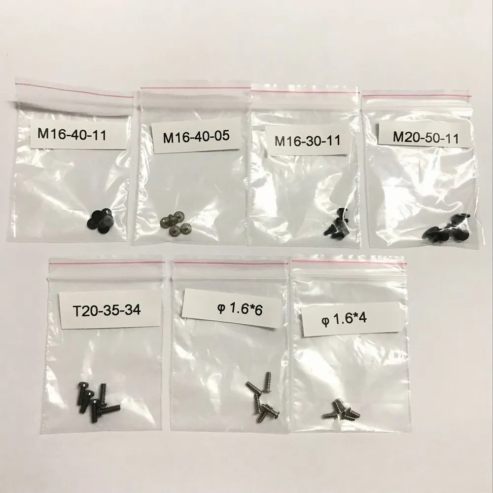 Spark Part - Screw Set for Camera Drone RC Quadcopter Repair Replacement Service Original Screws
Spark Part - Screw Set for Camera Drone RC Quadcopter Repair Replacement Service Original Screws
