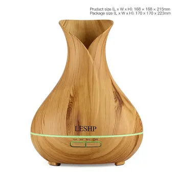 LESHP Vase Air Purifier Electric Oil Burner Aroma Diffuser Ultra-quiet Auto-off Humidifier Aromatherapy Light Wood Grain
LESHP Vase Air Purifier Electric Oil Burner Aroma Diffuser Ultra-quiet Auto-off Humidifier Aromatherapy Light Wood Grain
