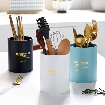 Stainless Steel Drainer Rack Round Chopsticks Jar Spoon Fork Cutlery Storage Holder Scandinavian Kitchen Utensils Organizer Box
Stainless Steel Drainer Rack Round Chopsticks Jar Spoon Fork Cutlery Storage Holder Scandinavian Kitchen Utensils Organizer Box