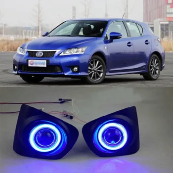 LED COB Angel Eye Rings Front Projector Lens Fog Lights Assembled Lamp Bumper Replacement Cover Fit For Lexus CT200h F-sport
LED COB Angel Eye Rings Front Projector Lens Fog Lights Assembled Lamp Bumper Replacement Cover Fit For Lexus CT200h F-sport