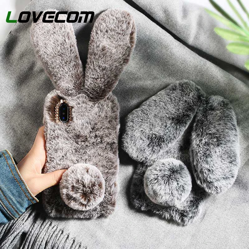 LOVECOM Cute Rabbit Ear Plush Phone Case For iPhone 11 Pro Max XR XS Max X Case For iPhone 7 8 6S Plus Soft Hairy Phone Cover
LOVECOM Cute Rabbit Ear Plush Phone Case For iPhone 11 Pro Max XR XS Max X Case For iPhone 7 8 6S Plus Soft Hairy Phone Cover