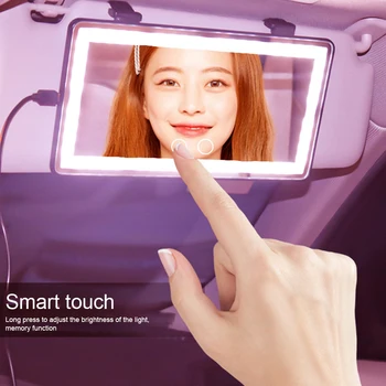 Touch Install With LED Lights Interior Decoration Car Makeup Mirror RV Magic Sticker Illuminable Trucks Sun Visor 
Touch Install With LED Lights Interior Decoration Car Makeup Mirror RV Magic Sticker Illuminable Trucks Sun Visor