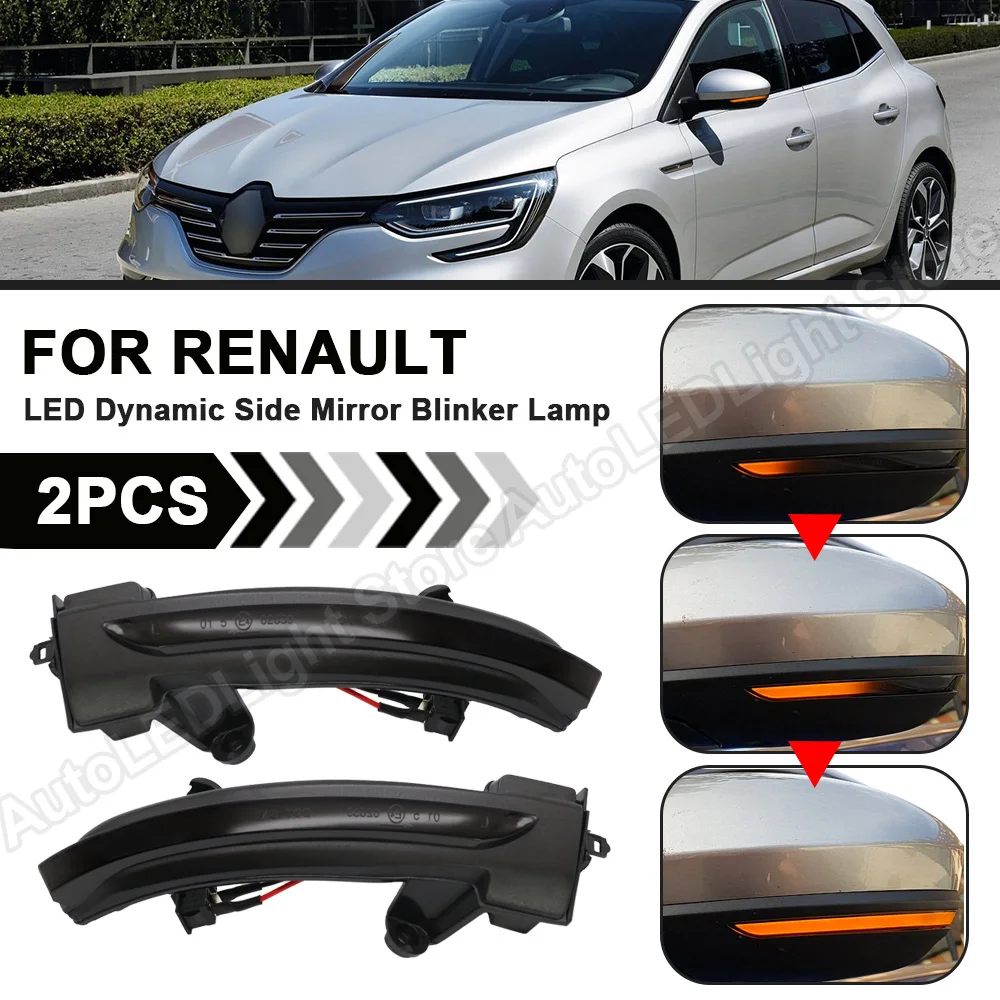 2Pcs Dynamic Sequential LED Side Mirror Indicator Blinker Turn Signal Light Lamp For Renault Megane IV 2016-2019 Talisman 2016-
2Pcs Dynamic Sequential LED Side Mirror Indicator Blinker Turn Signal Light Lamp For Renault Megane IV 2016-2019 Talisman 2016-