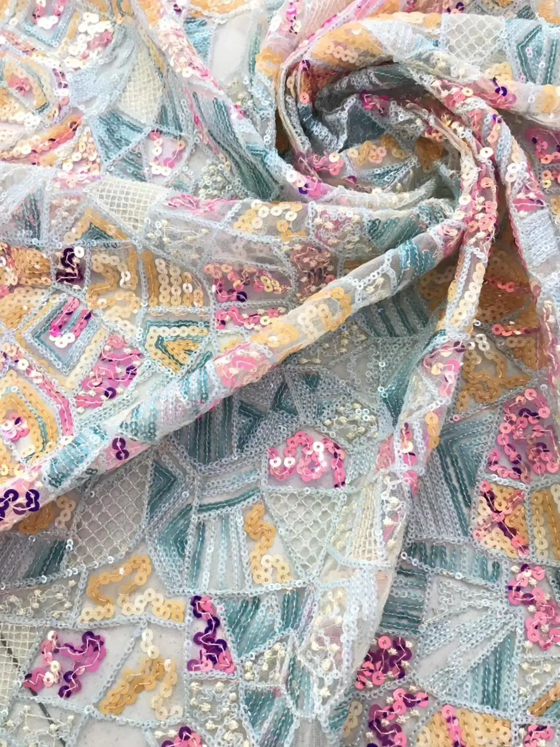 5yards sequins embroidery mesh lace fabric diy wedding dress designer handmade diy cloth
5yards sequins embroidery mesh lace fabric diy wedding dress designer handmade diy cloth