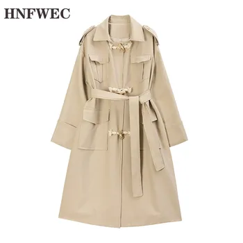 Women Khaki Split Big Size Long Trench New Lapel Long Sleeve Loose Fit Windbreaker Fashion Tide Spring Autumn 2020 V453
Women Khaki Split Big Size Long Trench New Lapel Long Sleeve Loose Fit Windbreaker Fashion Tide Spring Autumn 2020 V453