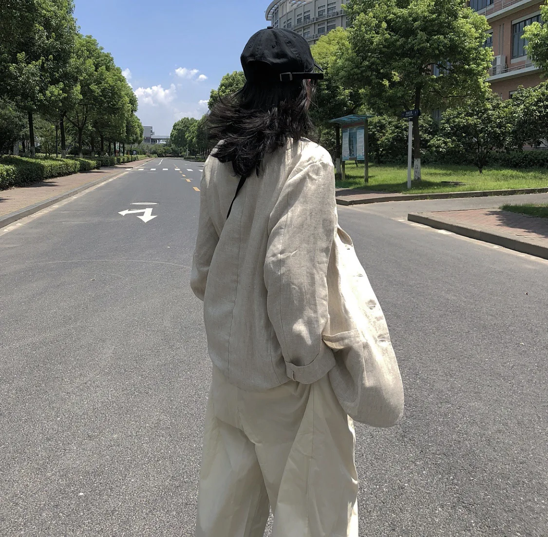 2019 Spring New Style South Korea CHIC Laziness Loose-Fit Flax Small Suit Thin Breathable Casual Versatile Coat Women's 
2019 Spring New Style South Korea CHIC Laziness Loose-Fit Flax Small Suit Thin Breathable Casual Versatile Coat Women's