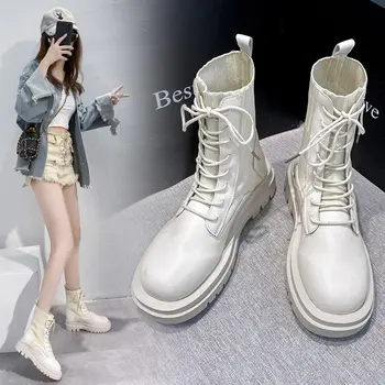 Autumn winter 2020 women's fashion boots Korean leisure college style knitted boots thick bottomed boots for women 
Autumn winter 2020 women's fashion boots Korean leisure college style knitted boots thick bottomed boots for women