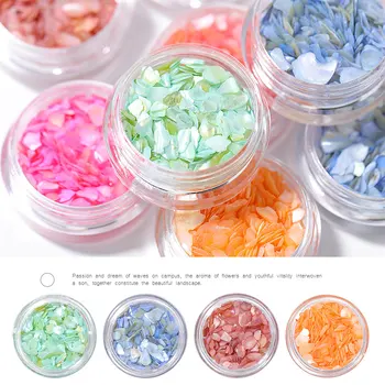 12 colors irregular shell flakes set natural crushed stone thin slice gradient gravel shell sheet 3d glitter Nail Art decoration
12 colors irregular shell flakes set natural crushed stone thin slice gradient gravel shell sheet 3d glitter Nail Art decoration