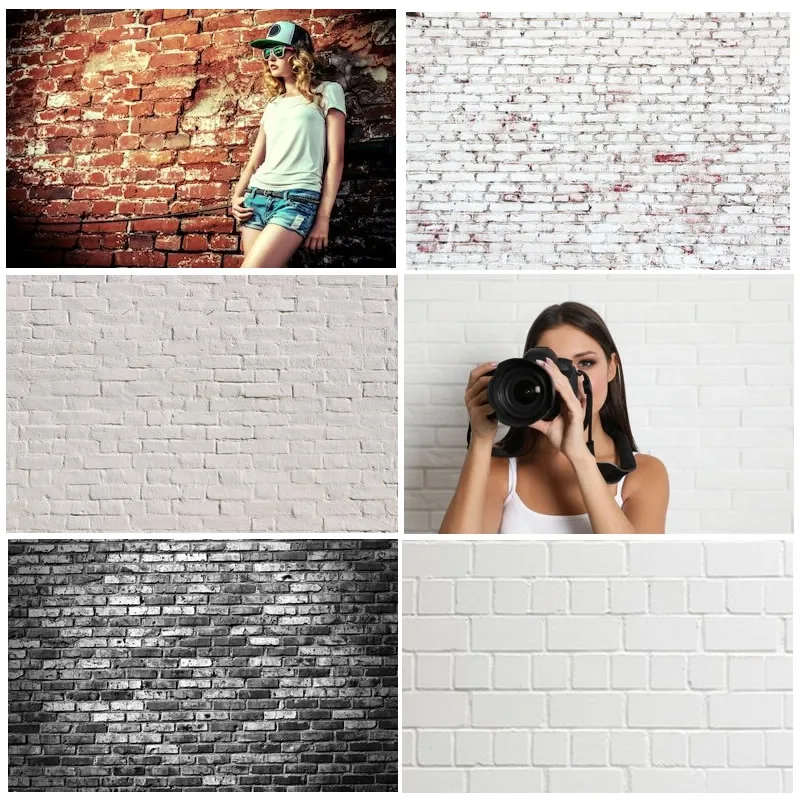 Brick Wall Backgrounds for Photo Studio Artistic Photos Portrait Wedding Video Backdrops Photophone for Object Photography
Brick Wall Backgrounds for Photo Studio Artistic Photos Portrait Wedding Video Backdrops Photophone for Object Photography