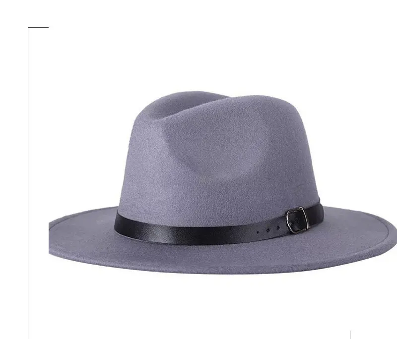 Winter Autumn Imitation Woolen Women Men Ladies Fedoras Top Hat Jazz Caps European American Round Caps Bowler Hats Winter Autumn Imitation Woolen Women Men Ladies Fedoras Top Hat Jazz Caps European American Round Caps Bowler Hats