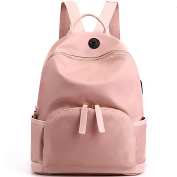 Waterproof Nylon Usb Charging Ladies Backpack Casual Student Laptop Shoulder Bag Anti-Theft Color Backpack
Waterproof Nylon Usb Charging Ladies Backpack Casual Student Laptop Shoulder Bag Anti-Theft Color Backpack