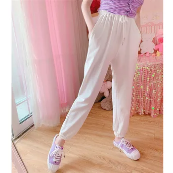 Korean Style Casual Pants Teen Girls Japanese Fashion Streetwear Baggy Sweatpants Women Drawstring High Waist Jogging Pants
Korean Style Casual Pants Teen Girls Japanese Fashion Streetwear Baggy Sweatpants Women Drawstring High Waist Jogging Pants