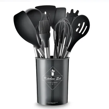12PCS Kitchen Utensil Set Silicone Cooking Tools Set Household Wooden Koken Gereedschap Met Opbergdoos Turner Tang Spatel Turner
12PCS Kitchen Utensil Set Silicone Cooking Tools Set Household Wooden Koken Gereedschap Met Opbergdoos Turner Tang Spatel Turner