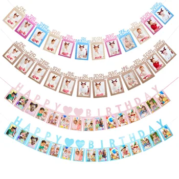Baby Birthday Banner 12 Months Photo Bunting Baby Shower Paper Garland 2 16 18 21 30 40 50 60 Kids Adult Birthday Party Supplies
Baby Birthday Banner 12 Months Photo Bunting Baby Shower Paper Garland 2 16 18 21 30 40 50 60 Kids Adult Birthday Party Supplies