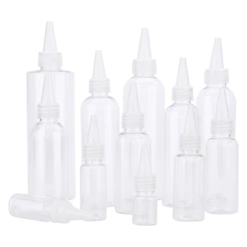 Transparent Sharp-mouth Bottles Plastic Travel Portable Multi-function Color Paste Dye Squeezable Empty Refillable Sub-bottles
Transparent Sharp-mouth Bottles Plastic Travel Portable Multi-function Color Paste Dye Squeezable Empty Refillable Sub-bottles