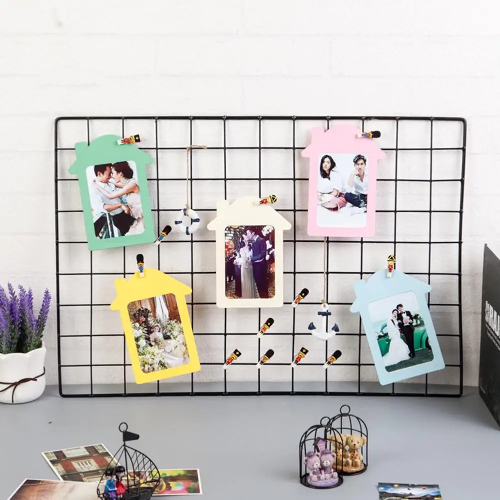 Wall Hanging Photo Show Storage Mesh Shelf Organizer Iron Rack Wall-Mounted Photo Frame Display Frames Decorative Shelves
Wall Hanging Photo Show Storage Mesh Shelf Organizer Iron Rack Wall-Mounted Photo Frame Display Frames Decorative Shelves
