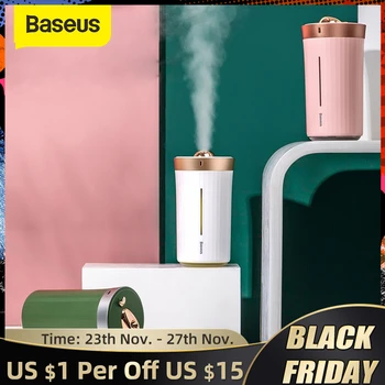 Baseus 420ml Ultrasonic Air Humidifier USB LED for Home Car USB Humidifier Mist Maker with LED Night Lamp Air Clean Humidifier
Baseus 420ml Ultrasonic Air Humidifier USB LED for Home Car USB Humidifier Mist Maker with LED Night Lamp Air Clean Humidifier